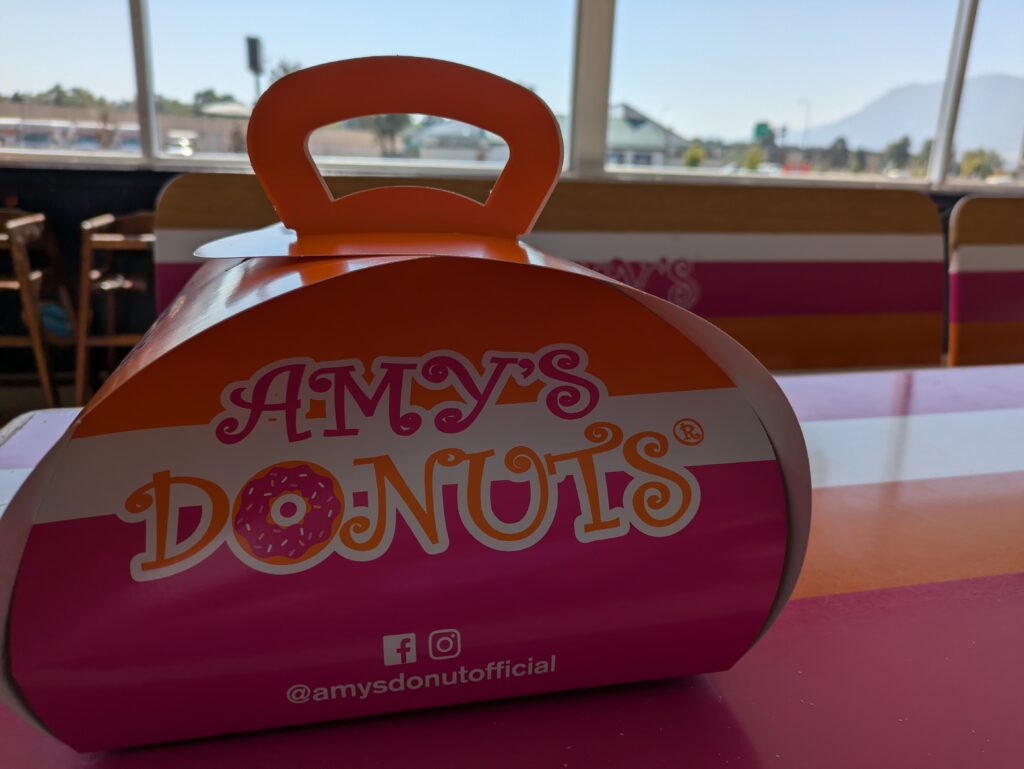 Amy's Donutsのパッケージ