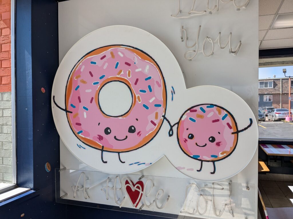 Amy's Donutの店内の様子