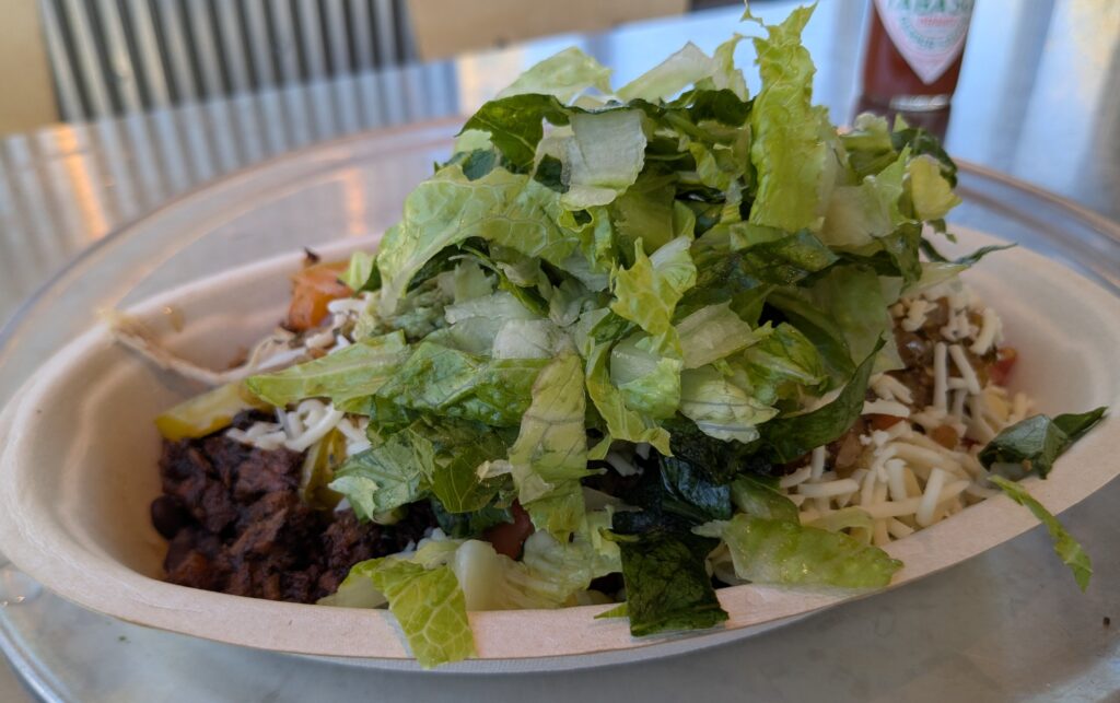 ChipotleのBurrito Bowl (ブリトー・ボウル)