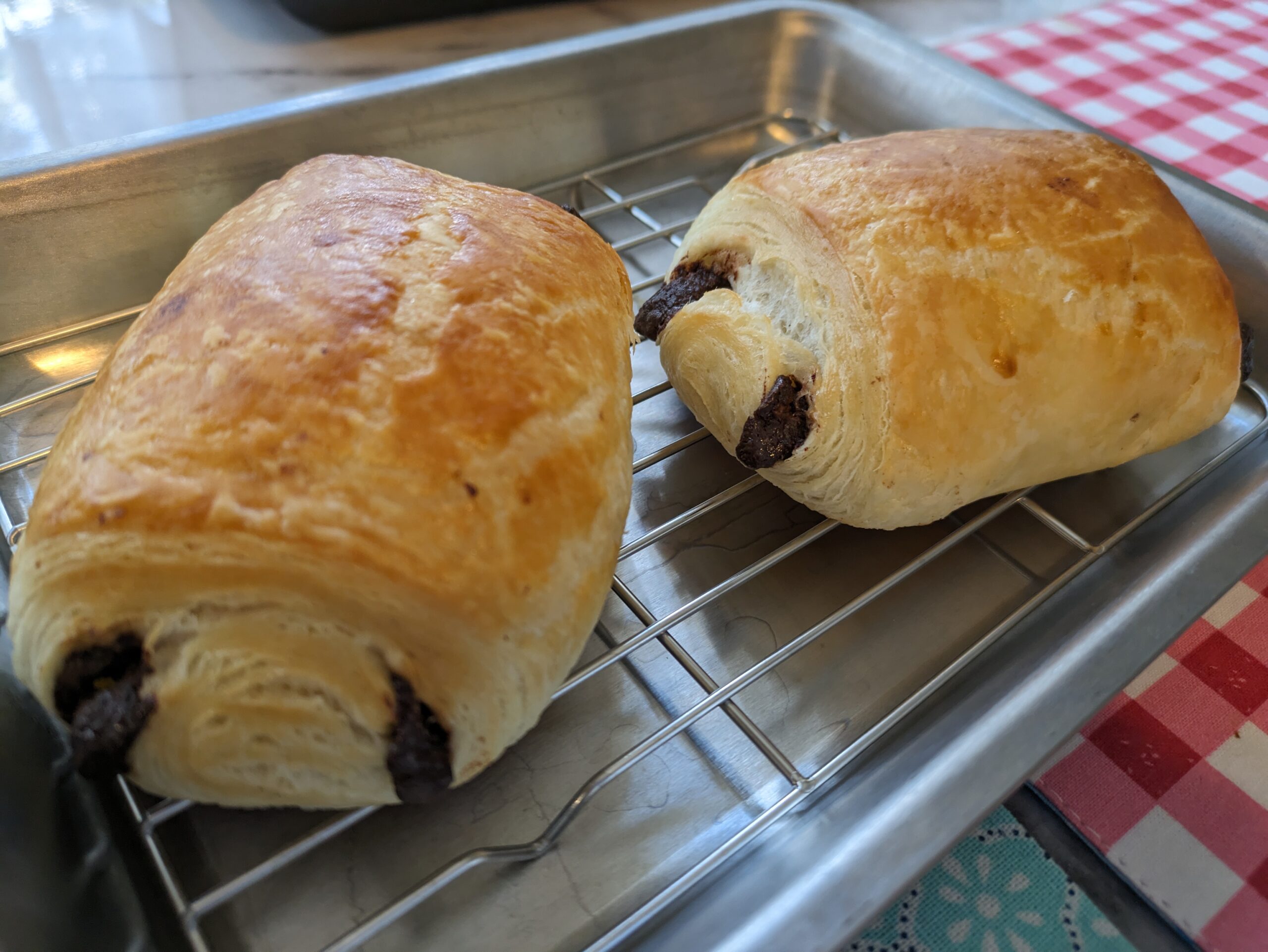 焼きたてのWhole Foodsの冷凍チョコクロワッサン