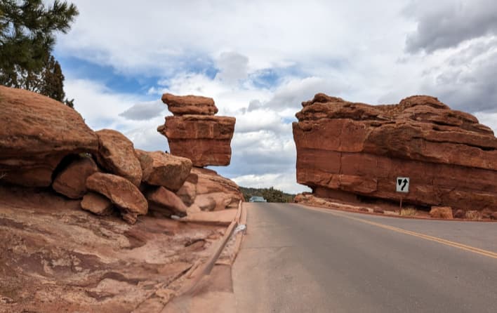 Garden Of The Gods の名所であるバランスロック